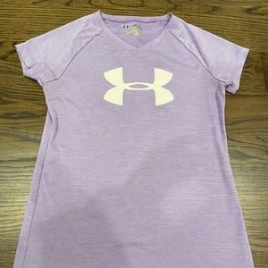 Girls Purple Workout Top